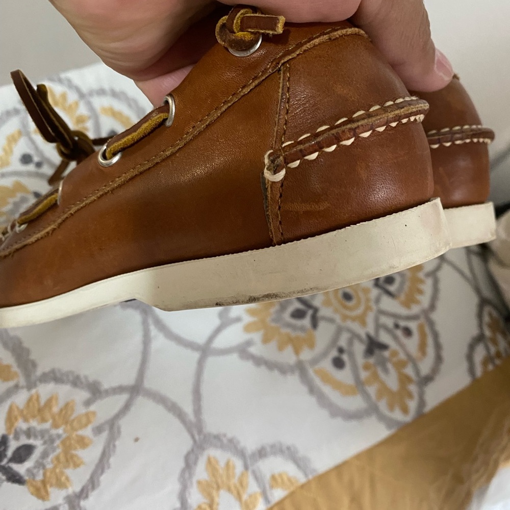 Lightly Used Mens Ralph Lauren Boat Shoes Size 8.5D - Picture 7 of 9